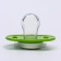 Nipple - orthodontic dummy, silicone, +6 months, with a cap “Frog”, green color