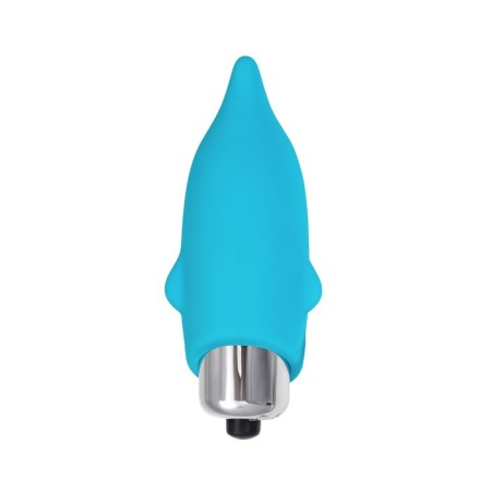 Eromantica Jolly minivibrator, 7.5 cm, silicone, blue color-5