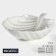Porcelain salad Magistro "Blanche. Sheet ", 1.5 l, d = 30 cm, white color