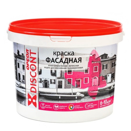 Paint water-dispersion halo for external work 3 kg