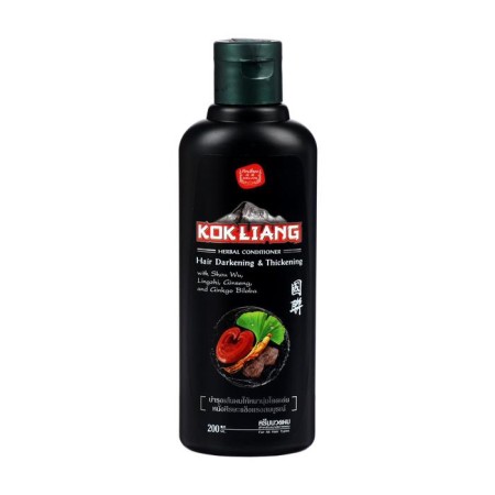 Natural air conditioner Kokliang Saluscular, Herbal, for dark hair, 200 ml