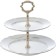 The 2-tier launcher Constance, decor "Silver ears, Platinum layering"