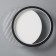 Bra "Double Circle" LED 18W 3000/4000k White 19x23x5 cm