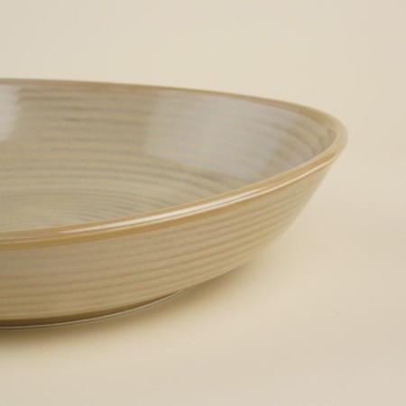 Deep porcelain SL Home "Sandy Breeze", 1.3 l, 26 × 24 × 6 cm, beige color-3