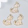 Decor for creativity Metal "Dog" rhinestones 1.7x1.2 cm