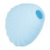 Vacuum-wave stimulator Qli by Flovetta Scall, 6 cm, silicone, blue color