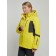 Ski jacket female, size 48, yellow color