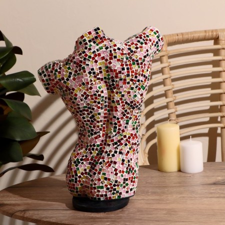 Decor "Tors" ceramics, glass 30x20x55 cm-3