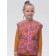 Vest for girls, height 116 cm, chocolate color