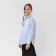 Shirt for girls minku color light blue, height 122 cm