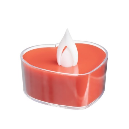Nightmare "Candle Heart" LED 0.5W from 3XAG10 batteries red 5x5x4 cm Risalux-5