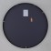 Mirror "Black matte", wall, 70 × 3 cm