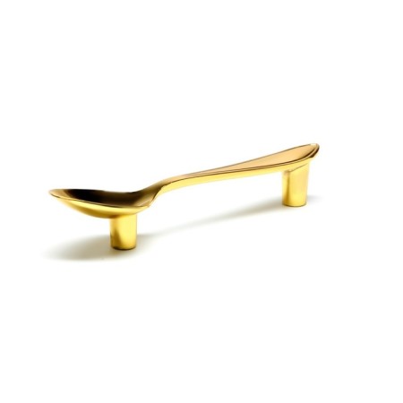 The handle "Spoon" Cappio RSC002, m/o 76 mm, color gold