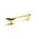 The handle "Spoon" Cappio RSC002, m/o 76 mm, color gold