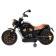 Electric car "Motorcycle Chopper", with a stroller, EVA, black color