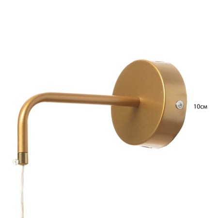 Bra "Ronda" LED 20W 3000k gold 17x77 cm-4