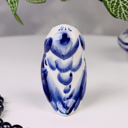 Souvenir "Owl Elf", Gzhel-2