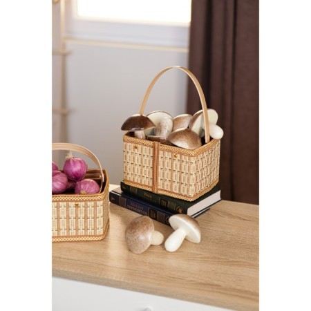 Basket for storage of the shares Nature, 19 × 14 × 12, bamboo-7
