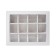 Folding box under 12 sweets, white, 19 x 15 x 3.6 cm