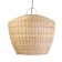 Lamp ceiling from the rattan "Daniel" 1x120W, E27, 60x60x50 cm
