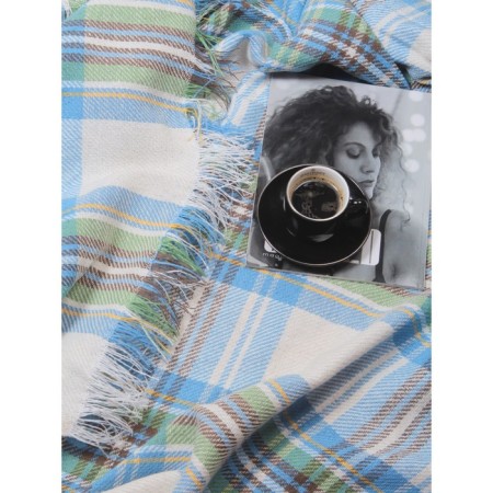 Plaid in the Triumph cell, size 140x205 cm-3