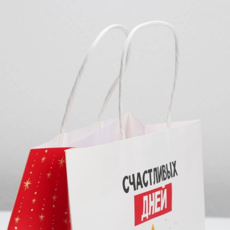 Gift package "Happy Days", 22 x 22 x 11 cm, new year-3