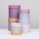 A set of round gift boxes 5 in 1 “Gradient Style”, 20 × 20 × 20–13.5 × 13.5 × 13.5 cm