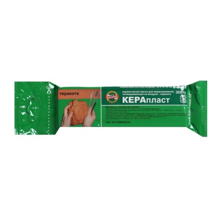 Media for modeling 300 g, Koh-I-Noor Keraplast, natural terracotta