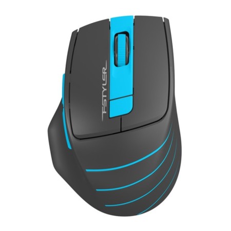 Mouse A4Tech FSTYLER FG30 Gray/Blue Optical (2000dpi) Wireless USB (6but)