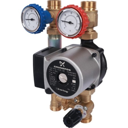 STOUT SDG-0007-002002 pumping group, with 3 move, 3/4 ", Grundfos Upso 15-65 130-1