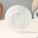 Decorative plate "Paris", with a pattern on canvas, D = 20 cm