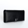 Women's wallet on magnets, black color