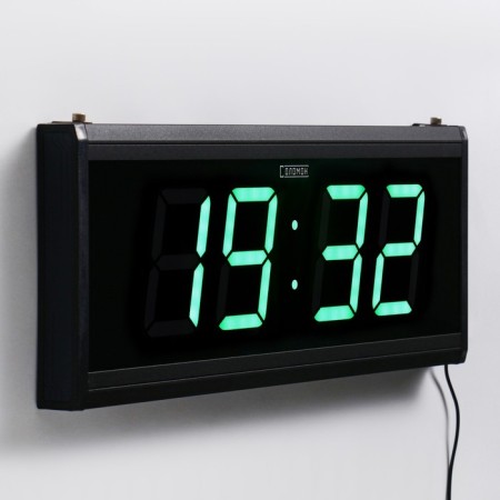 Electronic wall clock "Solomon", with an alarm clock, 48 x 19 x 3 cm-1