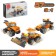 Constructor "Stroytechnics", 3 assembly options, 57 parts