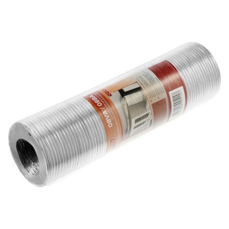 Hophanted air duct Era, D = 80 mm, sliding up to 3 m, aluminum