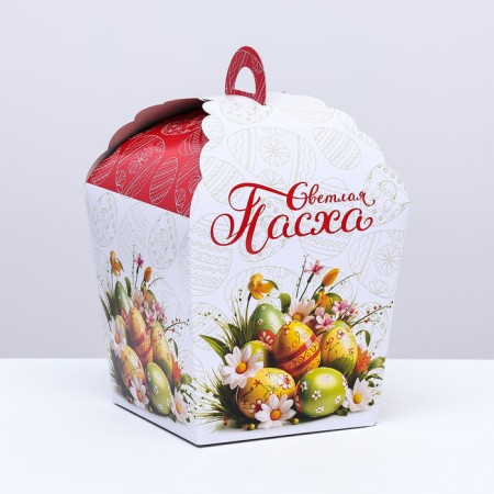 Easter box "Easter eggs" 17 x 17 x 26 cm