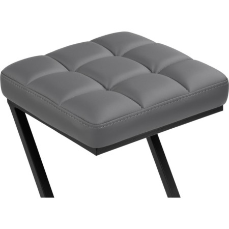 Harmar amauri metal/eco -leather, black/gray 35x36x64 cm-4