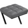 Harmar amauri metal/eco -leather, black/gray 35x36x64 cm