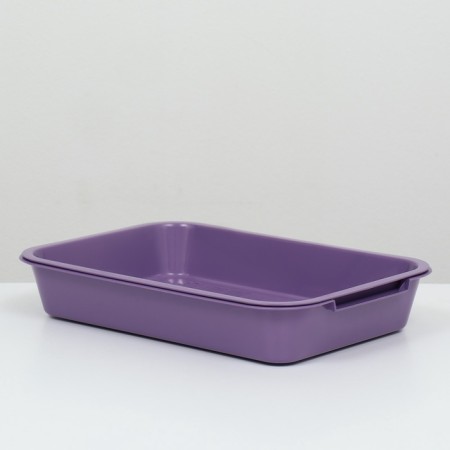 A medium toilet with a mesh of 36 x 26 x 6.5 cm, purple,-1