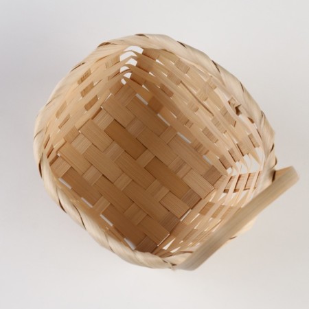 Wicker basket, D14 x 13 x H6.5 x 11 x 20 cm, bamboo-3
