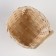 Wicker basket, D14 x 13 x H6.5 x 11 x 20 cm, bamboo