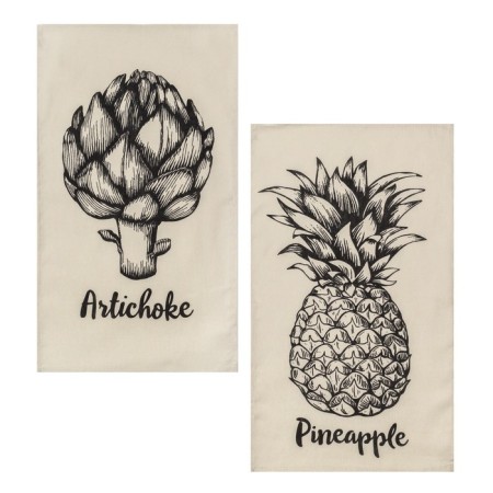 A set of kitchen towels of the PineApple 35x60cm-2pcs, 100% cotton-1