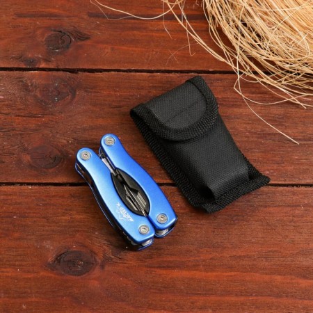 Multitul 10V1 "Master K" with pliers in a case, blue-4