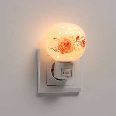 Lamp "Rosochka" 1x7W E11 white 6x8x10cm-5
