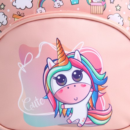 Baby backpack on lightning, pink color-5