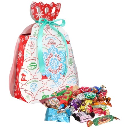 New Year. Gift set of sweets "Encyclopedia", 300 g-1