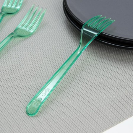 A set of plastic disposable forks is 18 cm, 10 pcs.-1