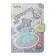 Gift notebook, A6, 112 sheets, color block, with a curly knife, PVC cover, "anime", mix