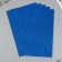 A set of glitter foamiran (5 sheets) 2 mm, 20x30 cm, blue