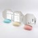 Mirror desktop oval (1) b/took 17*18*9.5cm plastic mix K/box QF